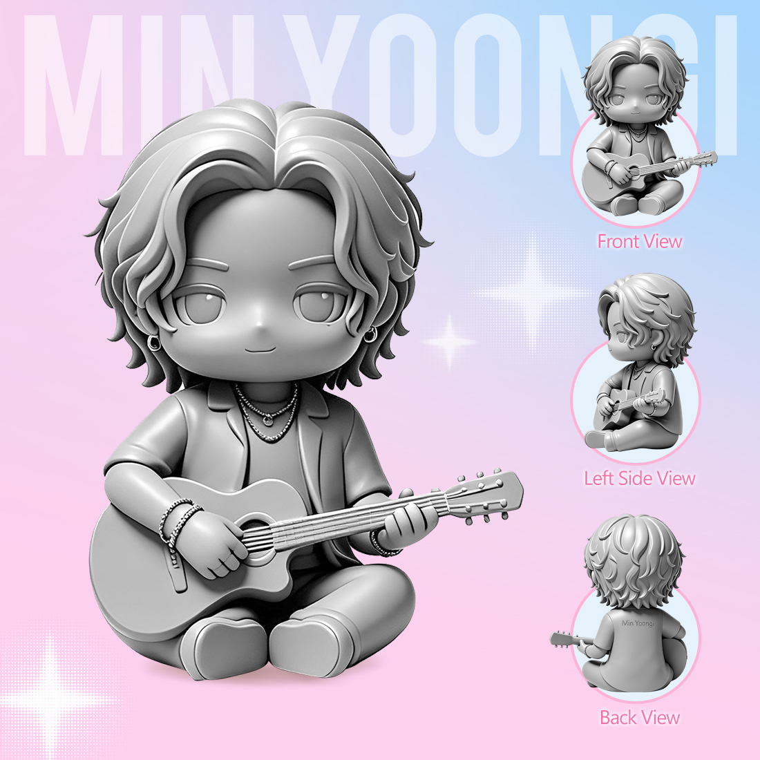 BTS Mini Figures-Min Yoongi