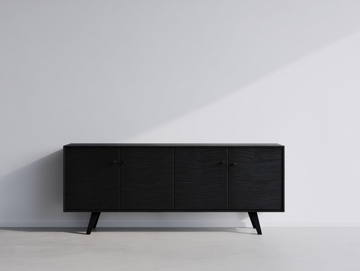 Dielenschränke Holzoptik 180x40x62 cm - Schwarz - für Flur und Eingangsbereich-Ninorodwell