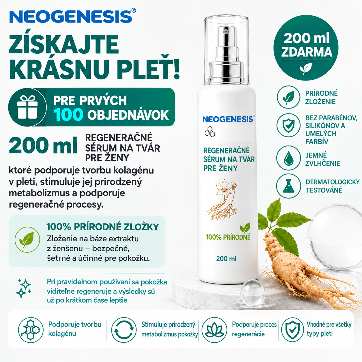 ✨ NEOGENESIS™ 2026 – Multifunkčná starostlivosť o pleť novej generácie v pere: profesionálne riešenie na odstránenie znamienok a nedokonalostí. Neinvazívna technológia bez bolesti a bez jaziev pre zdravšiu a žiarivejšiu pleť. Vyrobené v USA. ✨
