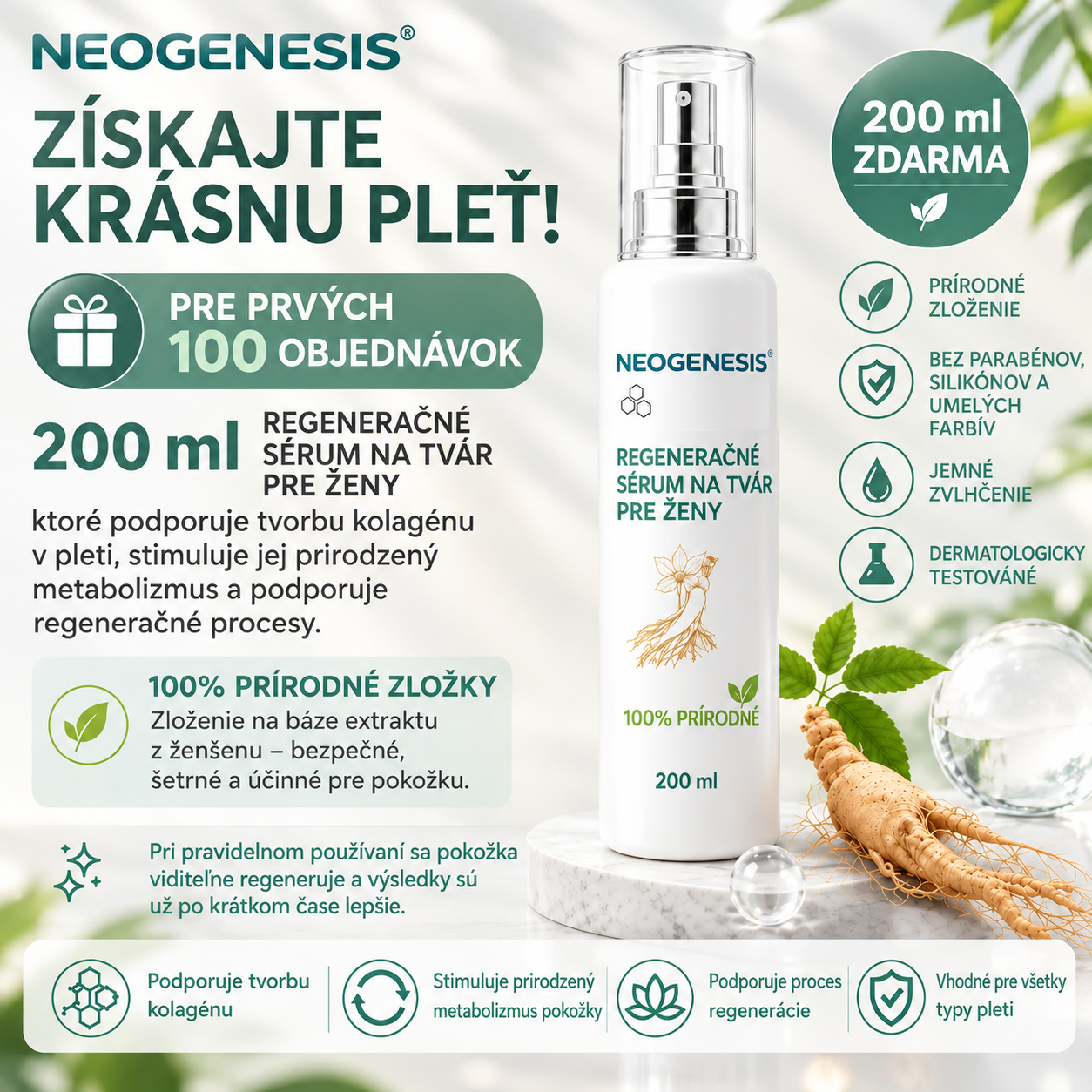 ✨ NEOGENESIS™ 2026 – Multifunkčná starostlivosť o pleť novej generácie v pere: profesionálne riešenie na odstránenie znamienok a nedokonalostí. Neinvazívna technológia bez bolesti a bez jaziev pre zdravšiu a žiarivejšiu pleť. Vyrobené v USA. ✨
