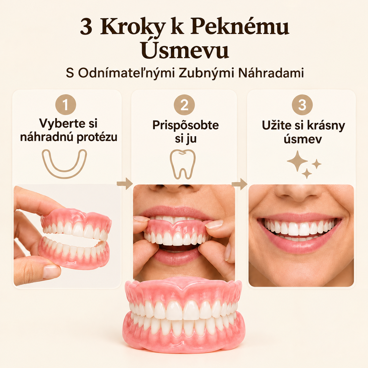 PRÉMIOVÉ CELKOVÉ PREKRYTIE ZUBOV