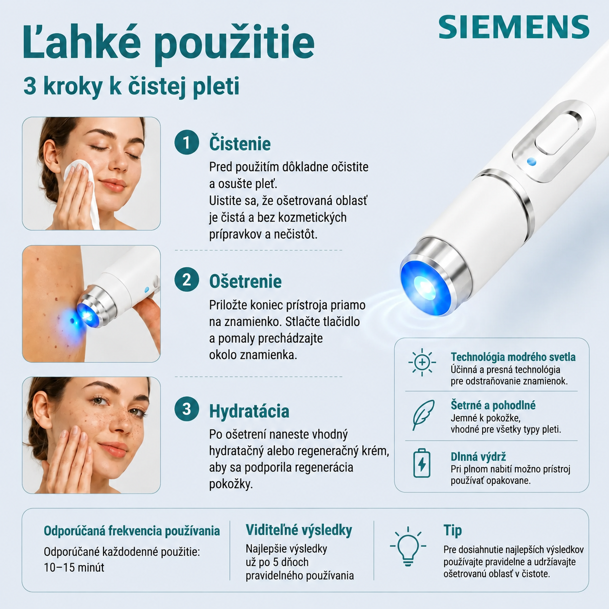✨ SIEMENS™ 2026 – Multifunkčná starostlivosť o pleť novej generácie v pere: profesionálne riešenie na odstránenie znamienok a nedokonalostí. Neinvazívna technológia bez bolesti a bez jaziev pre zdravšiu a žiarivejšiu pleť. Vyrobené v USA. ✨