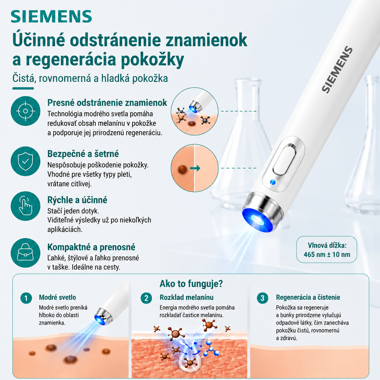 ✨ SIEMENS™ 2026 – Multifunkčná starostlivosť o pleť novej generácie v pere: profesionálne riešenie na odstránenie znamienok a nedokonalostí. Neinvazívna technológia bez bolesti a bez jaziev pre zdravšiu a žiarivejšiu pleť. Vyrobené v USA. ✨