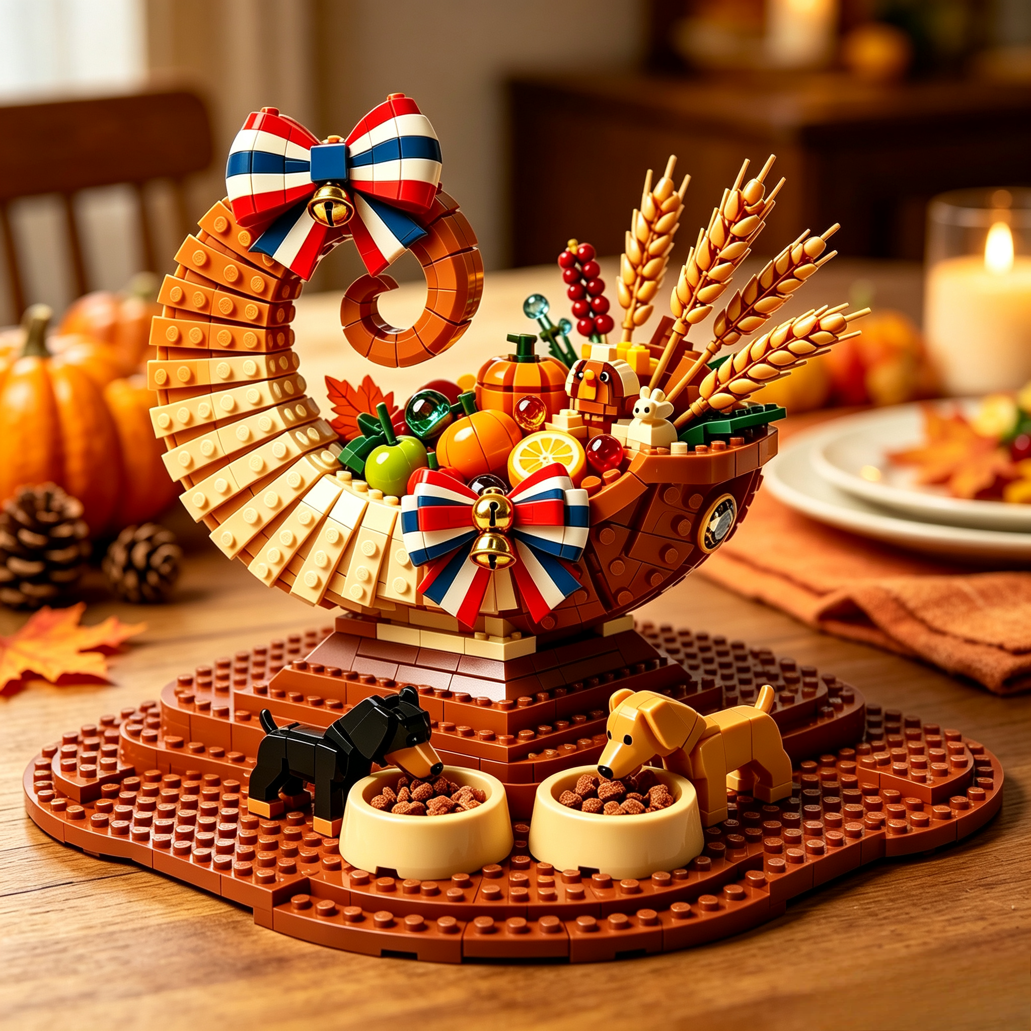 Harvest Cornucopia Thanksgiving Building Set