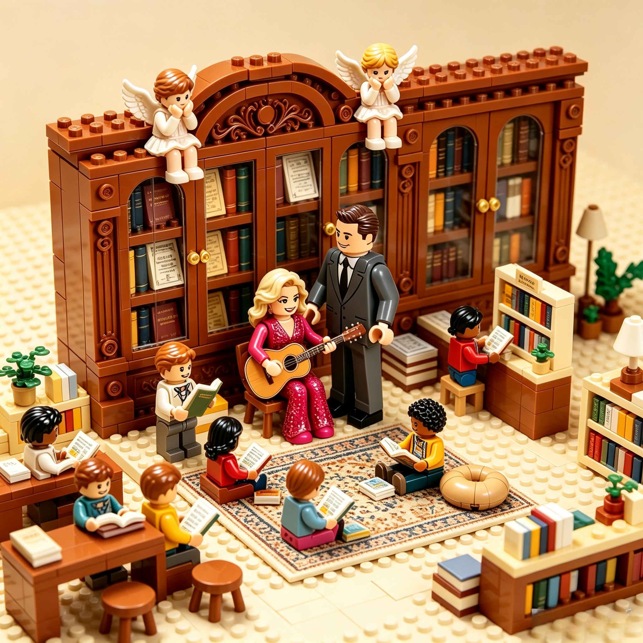 The Book‑Lady Memorial Library Building Set