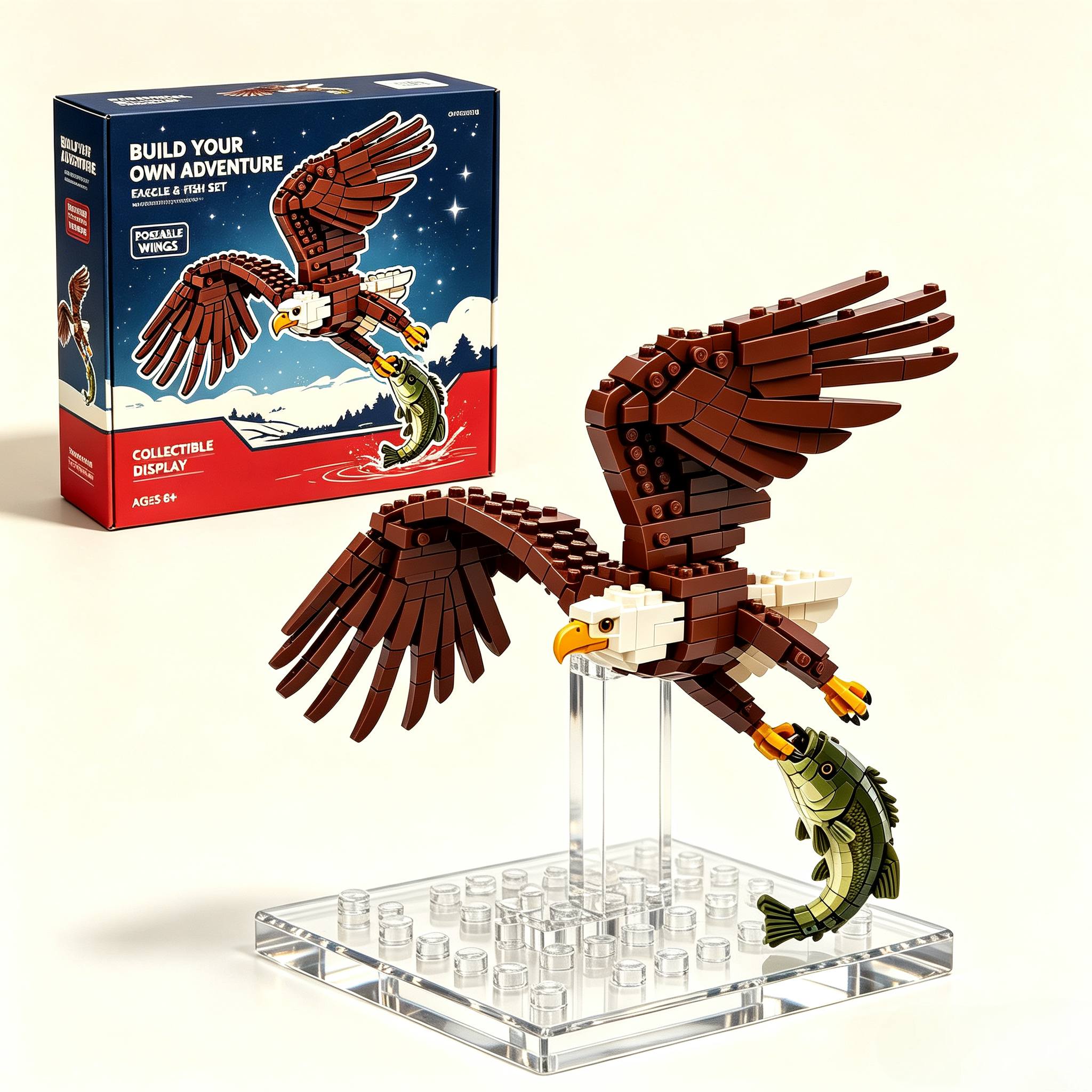 Bald Eagle Hunting Building Set