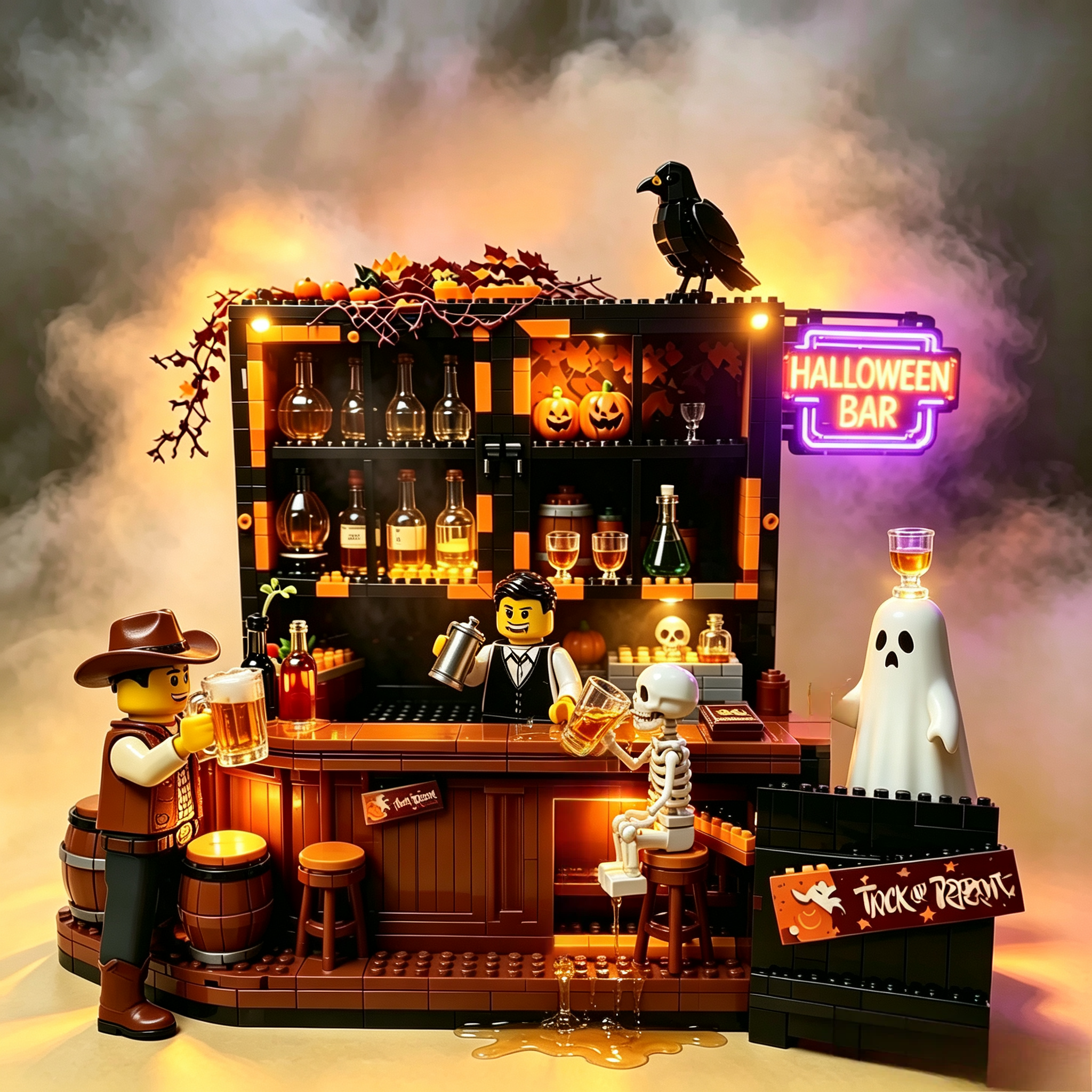 Halloween Bar Building Set