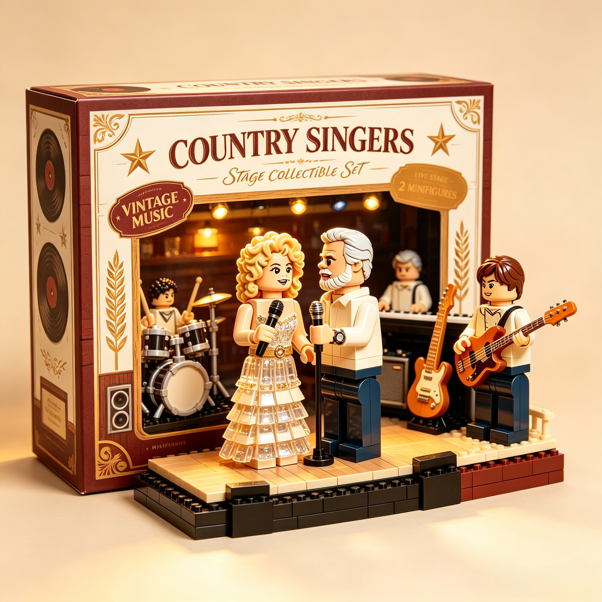 # **Smoky‑Mountain Songbird Concert Stage Building Set**