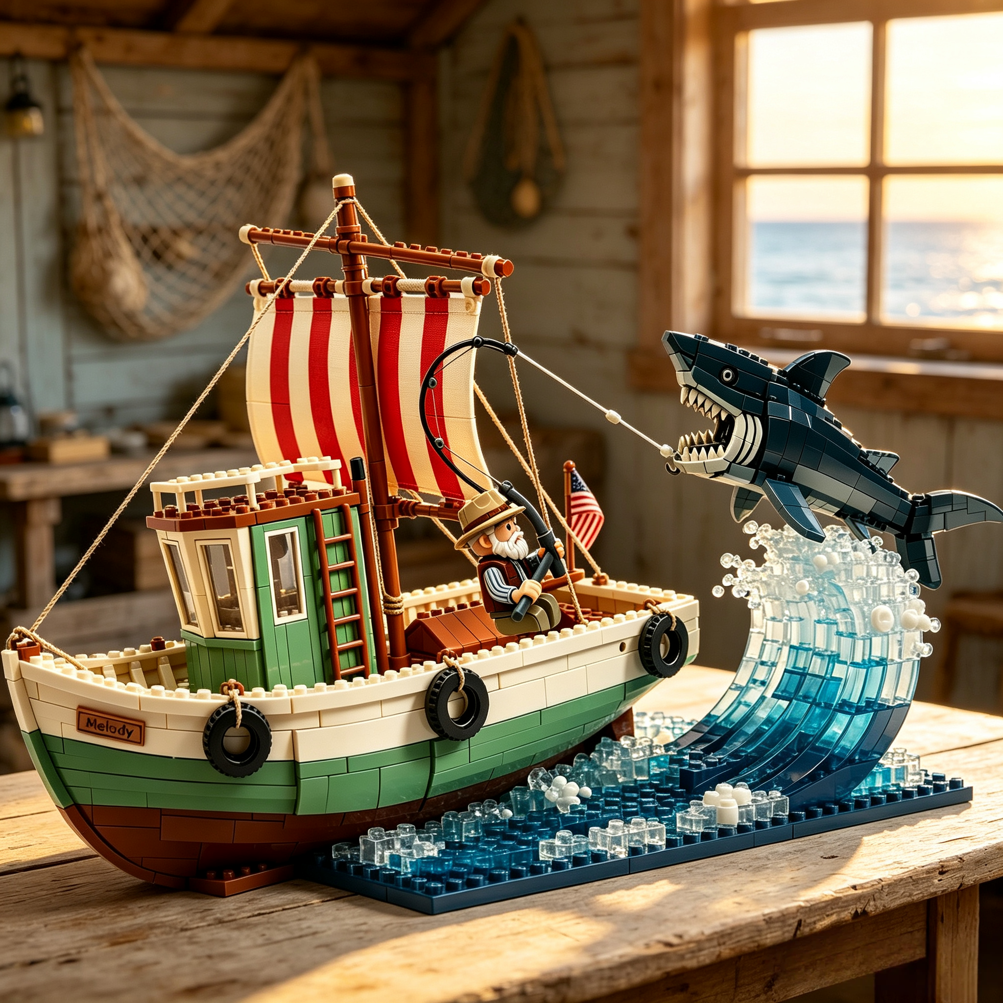 The Orca Deep‑Sea Shark Encounter Building Set
