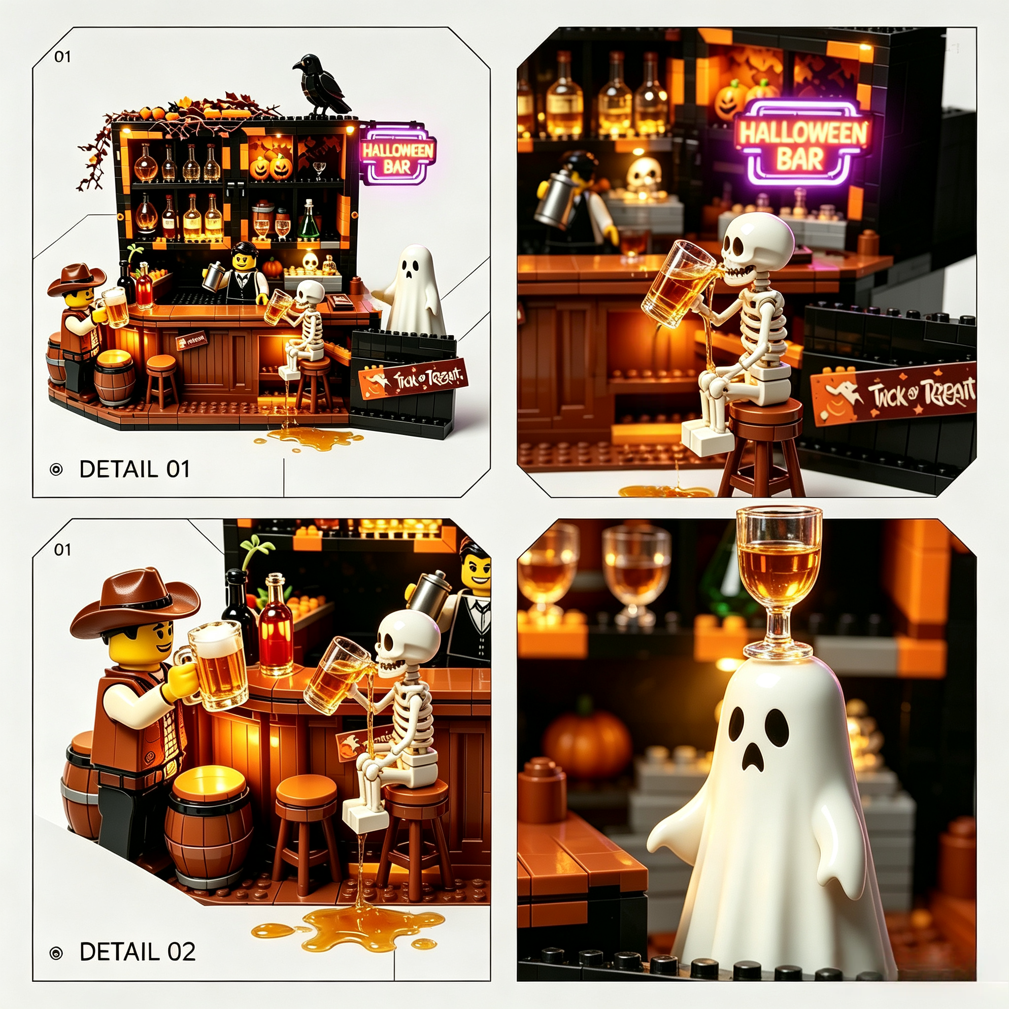 Halloween Bar Building Set