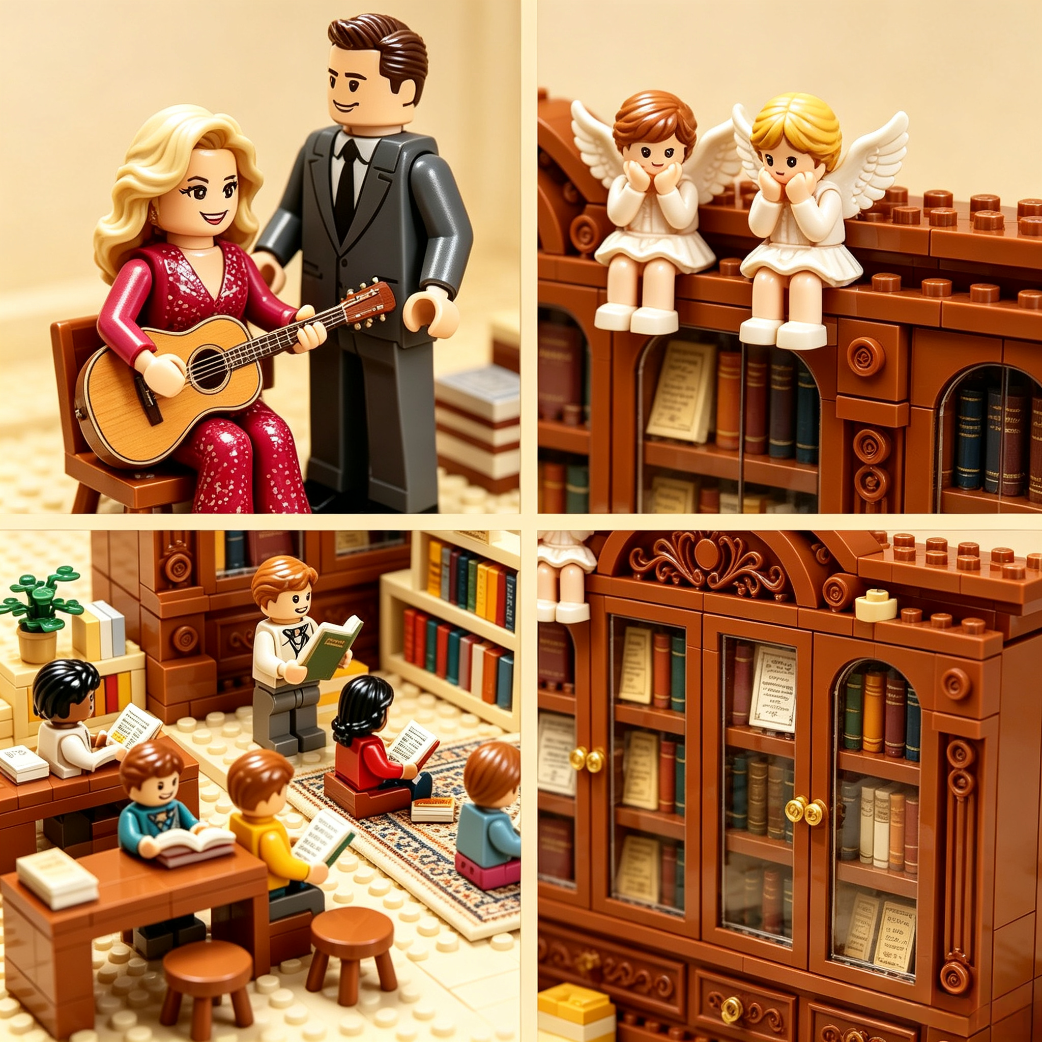 The Book‑Lady Memorial Library Building Set
