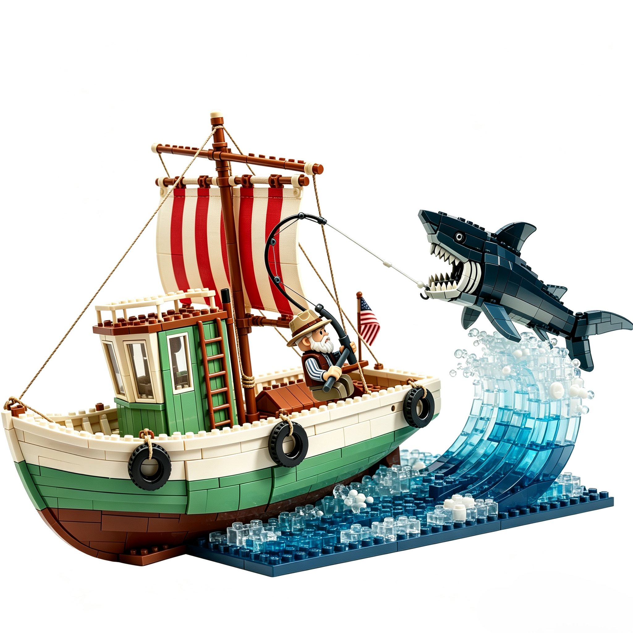 The Orca Deep‑Sea Shark Encounter Building Set