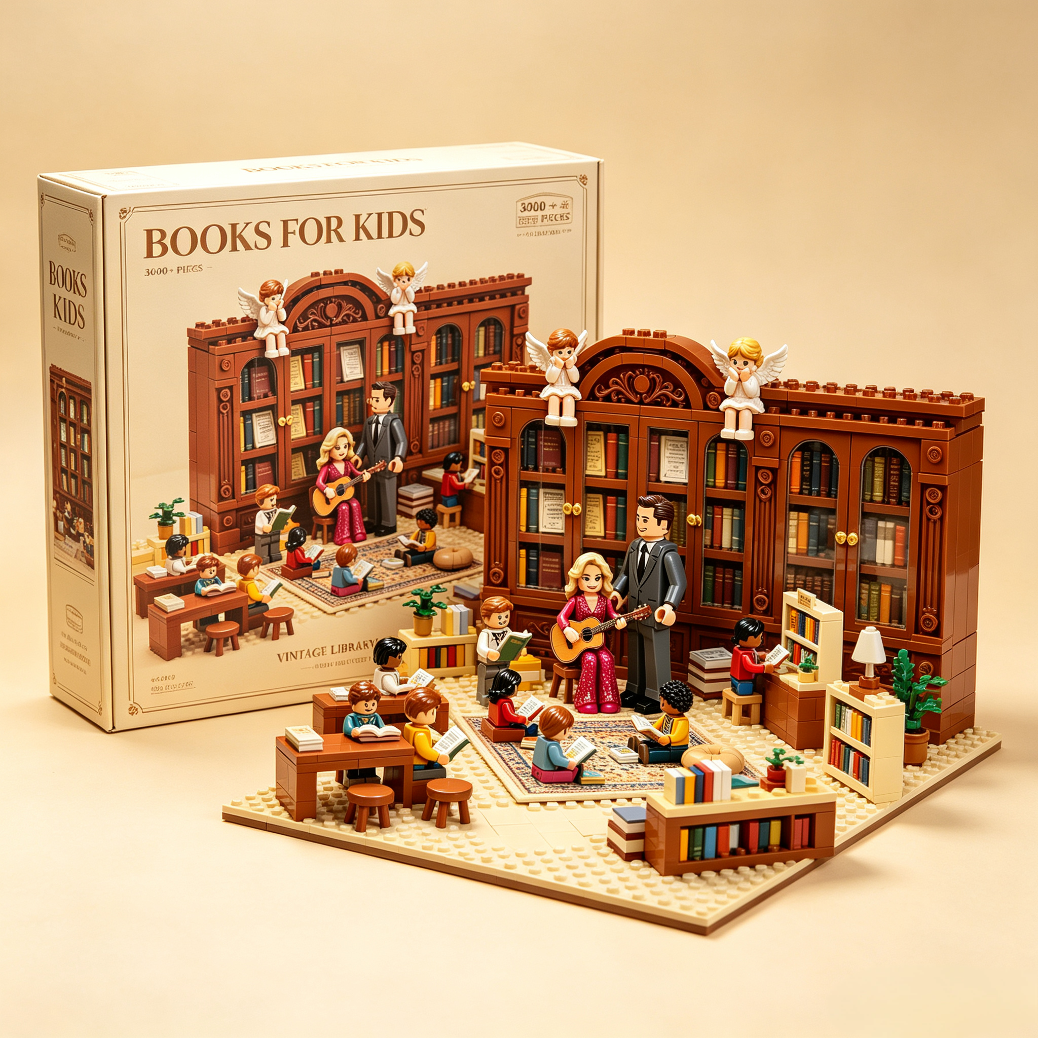 The Book‑Lady Memorial Library Building Set