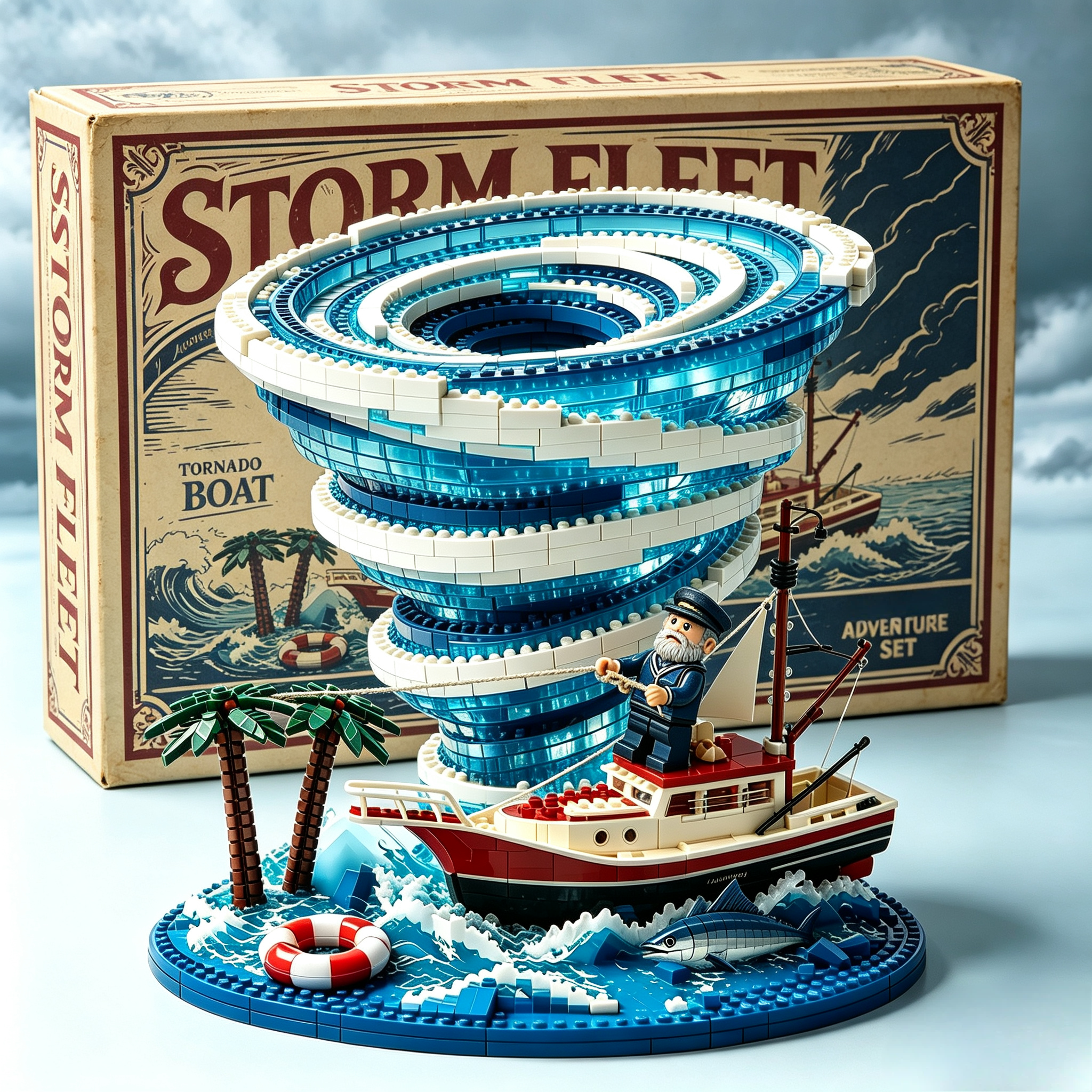 The Giant Ocean Whirlpool Building Set