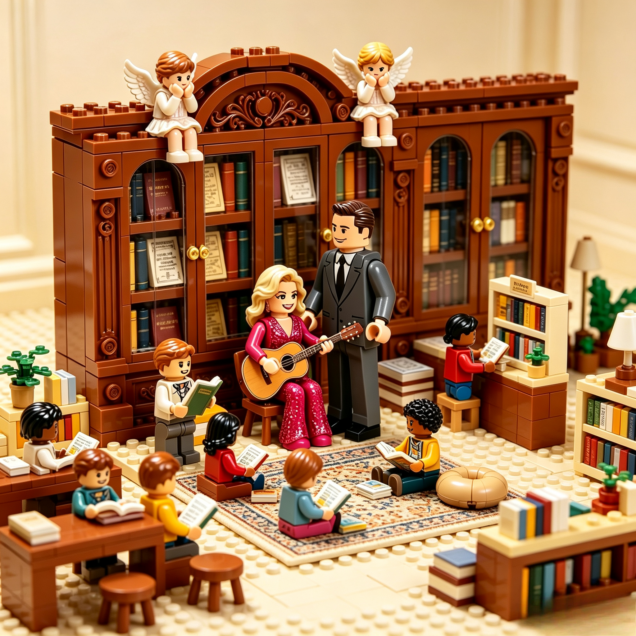 The Book‑Lady Memorial Library Building Set