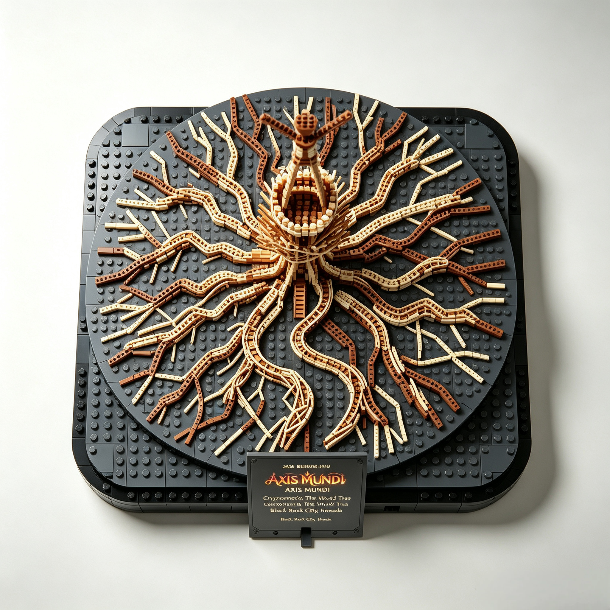 Axis‑Mundi World‑Tree Burning‑Man Building Set