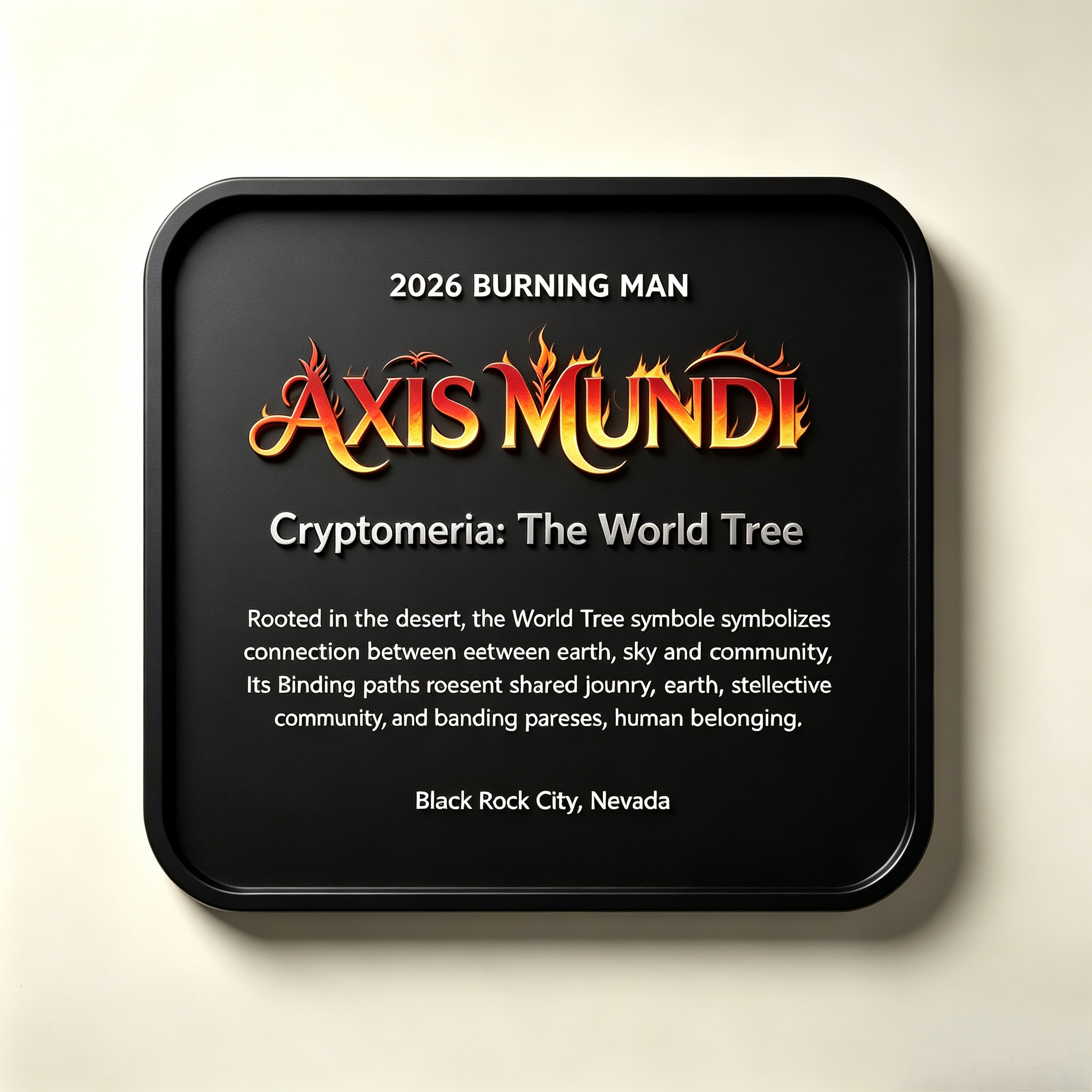 Axis‑Mundi World‑Tree Burning‑Man Building Set