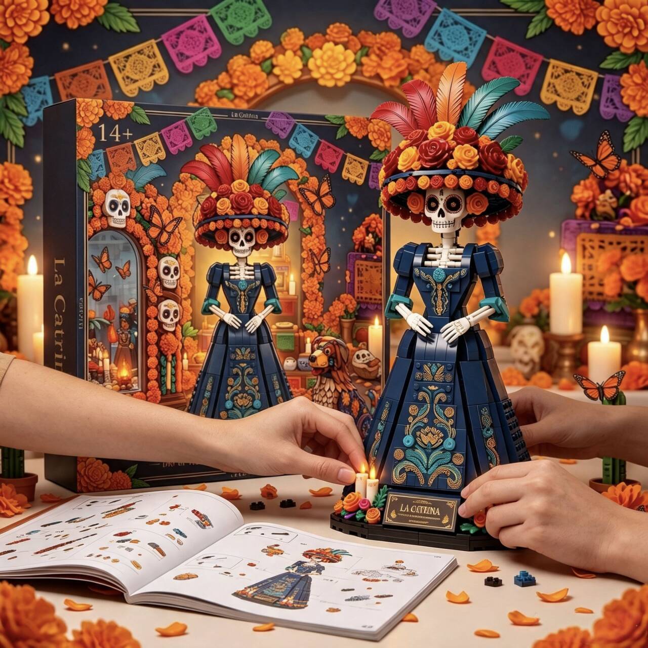 NOVELTYBRICKS 2026 Day of the Dead Commemorative Edition: La Catrina Elegance Building Block Set