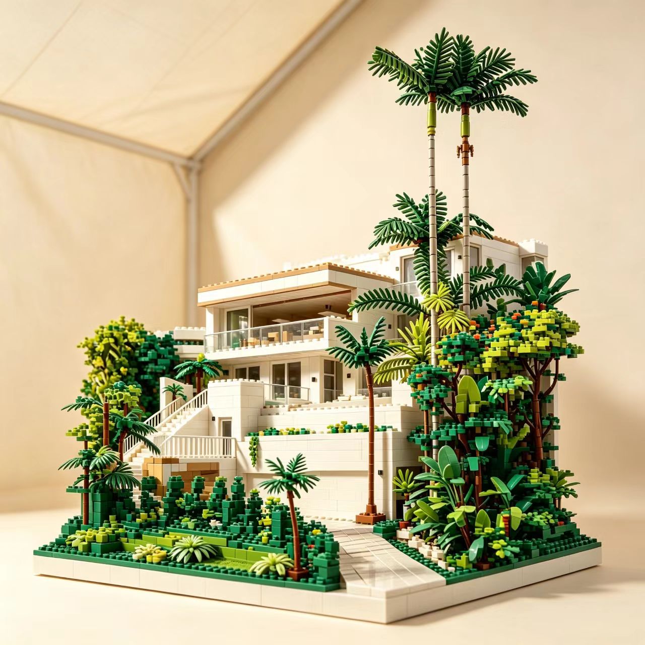 Palm Beach Villa Building Set