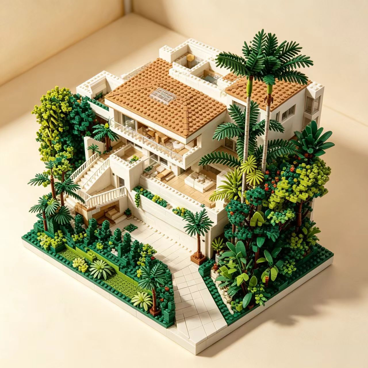 Palm Beach Villa Building Set