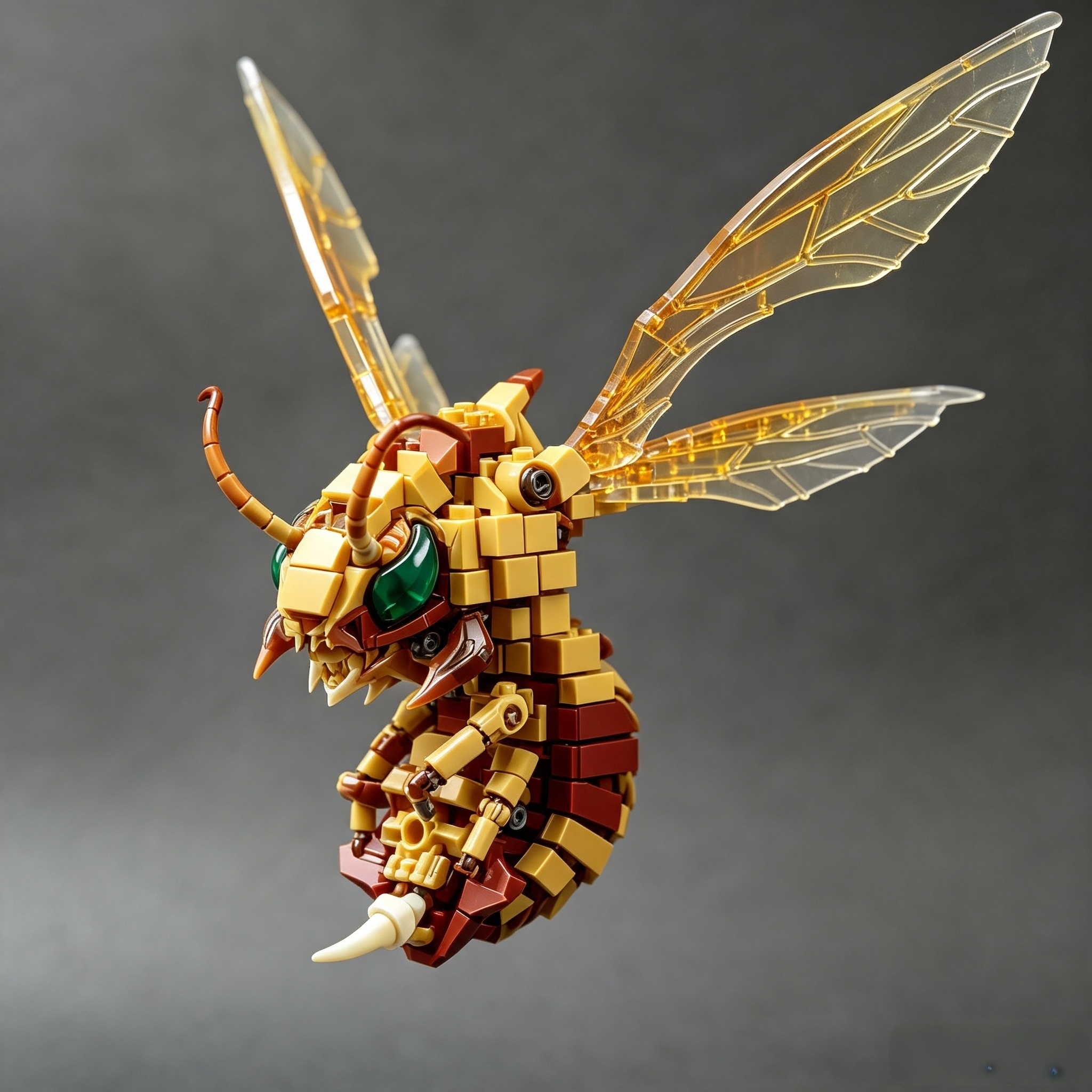 Fantasy Warrior Wasp Insect Building Blocks Set