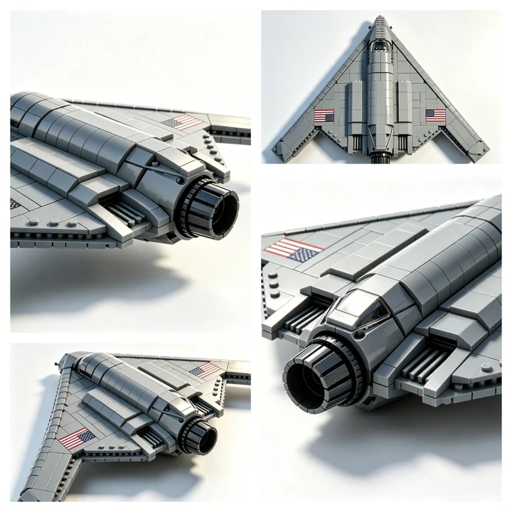 B-21 Raider Stealth Bomber Building Block Set - 2026 Labor Day Limited Edition (Collector's Version)