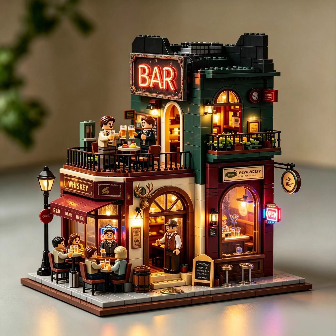 Vintage Corner Bar Building Set 