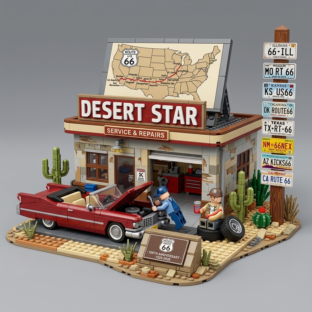 Desert‑Star Route‑66 100th‑Anniversary Repair Garage