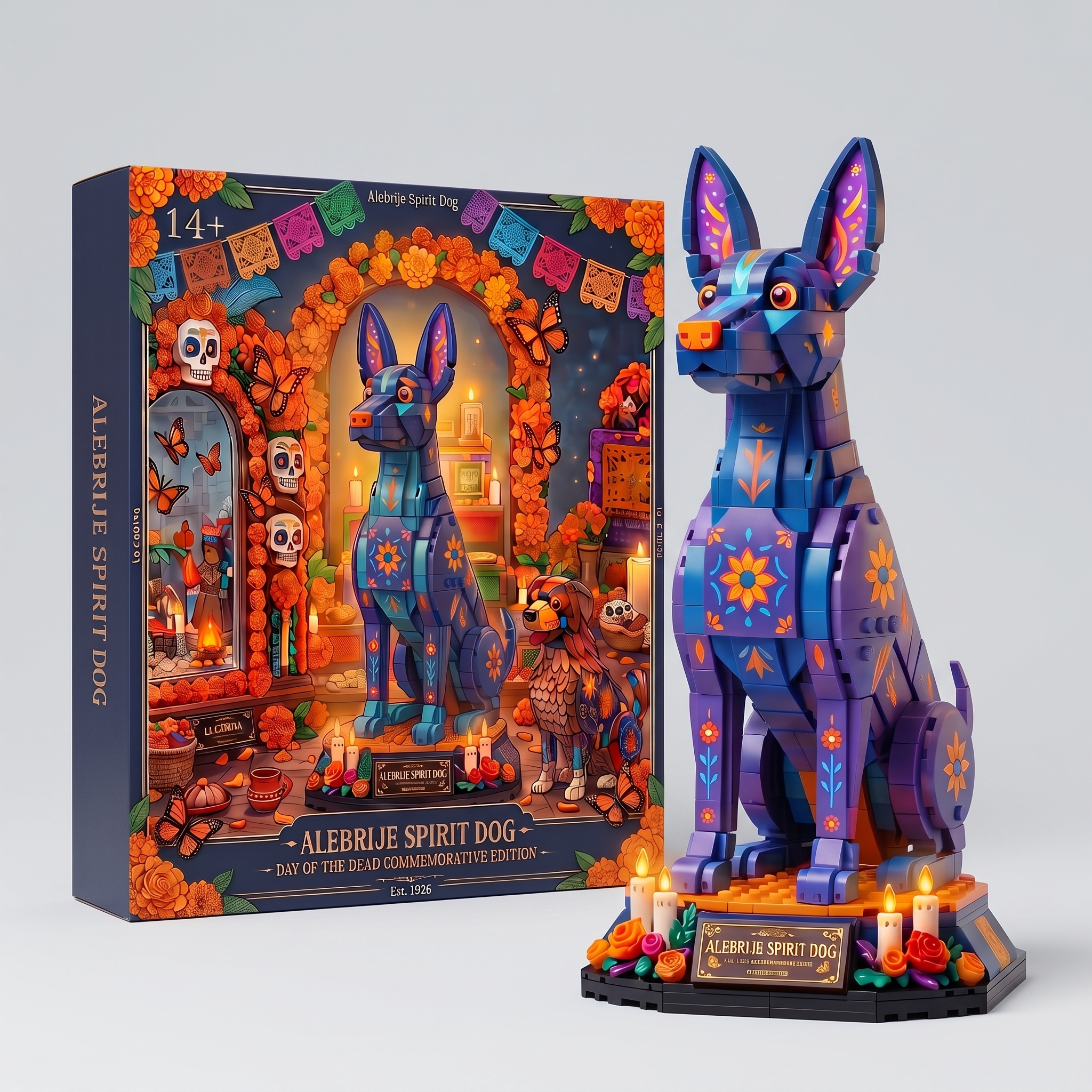 Day of the Dead Commemorative Edition Alebrije Spirit Dog Building Set