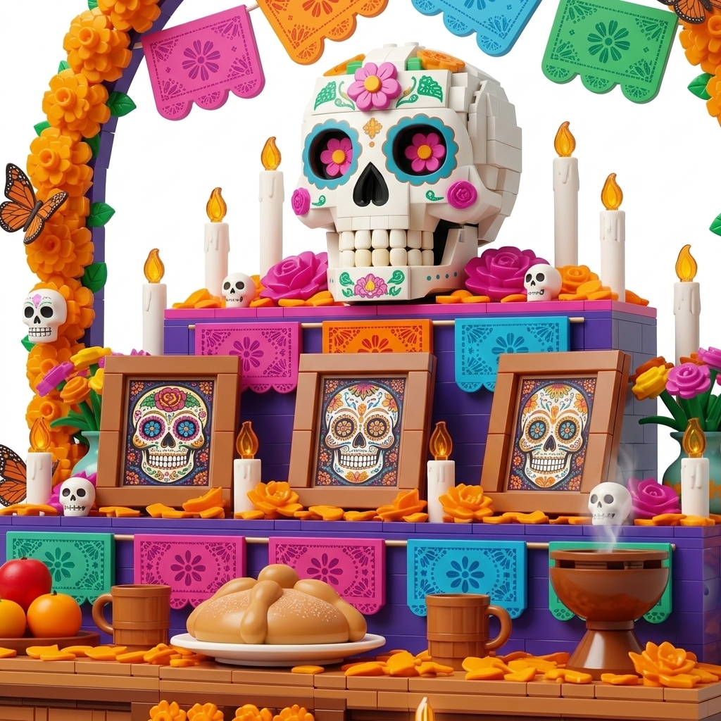 Day of the Dead Commemorative Ofrenda Altar Building Set—Limited edition 2026