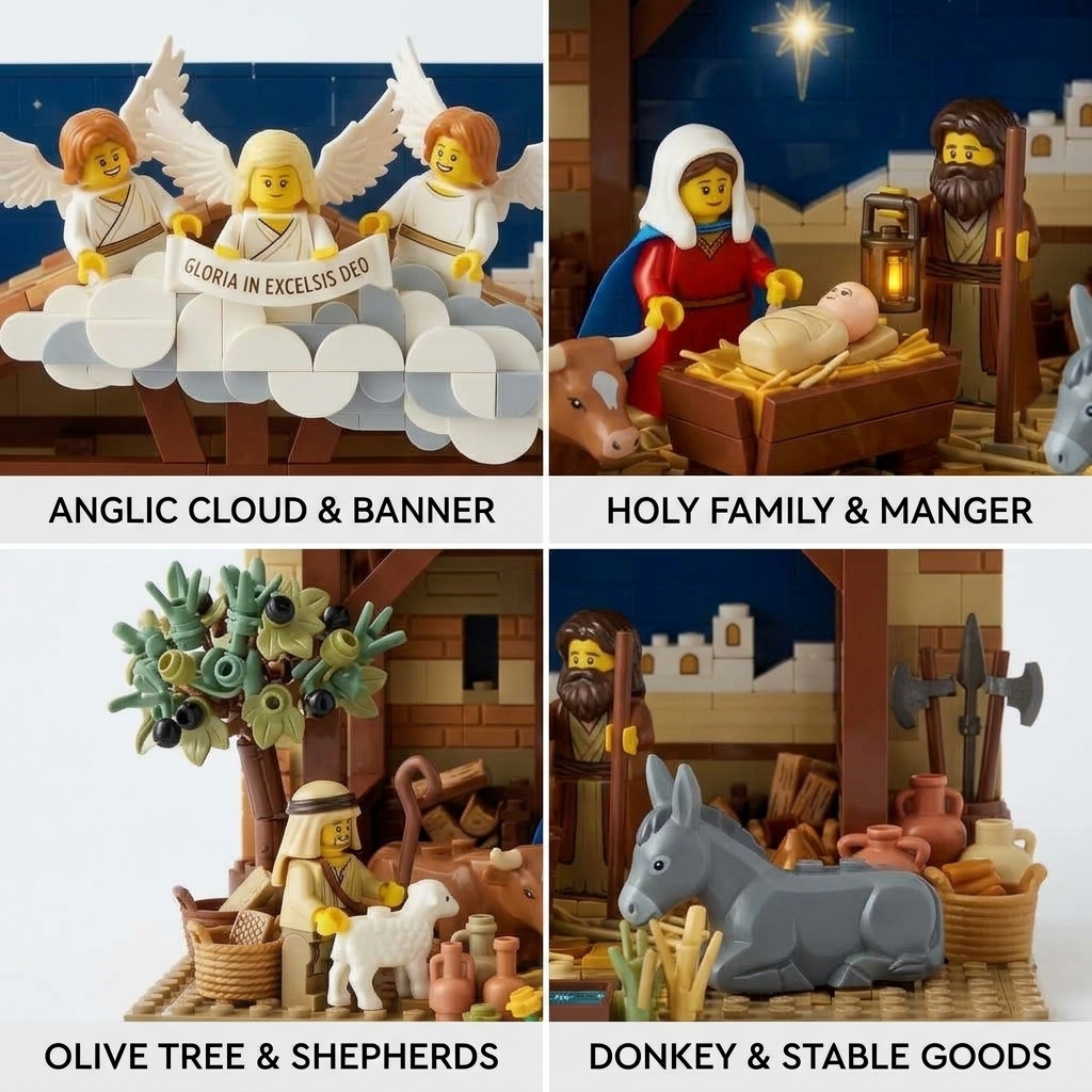 The Nativity Scene Building Set