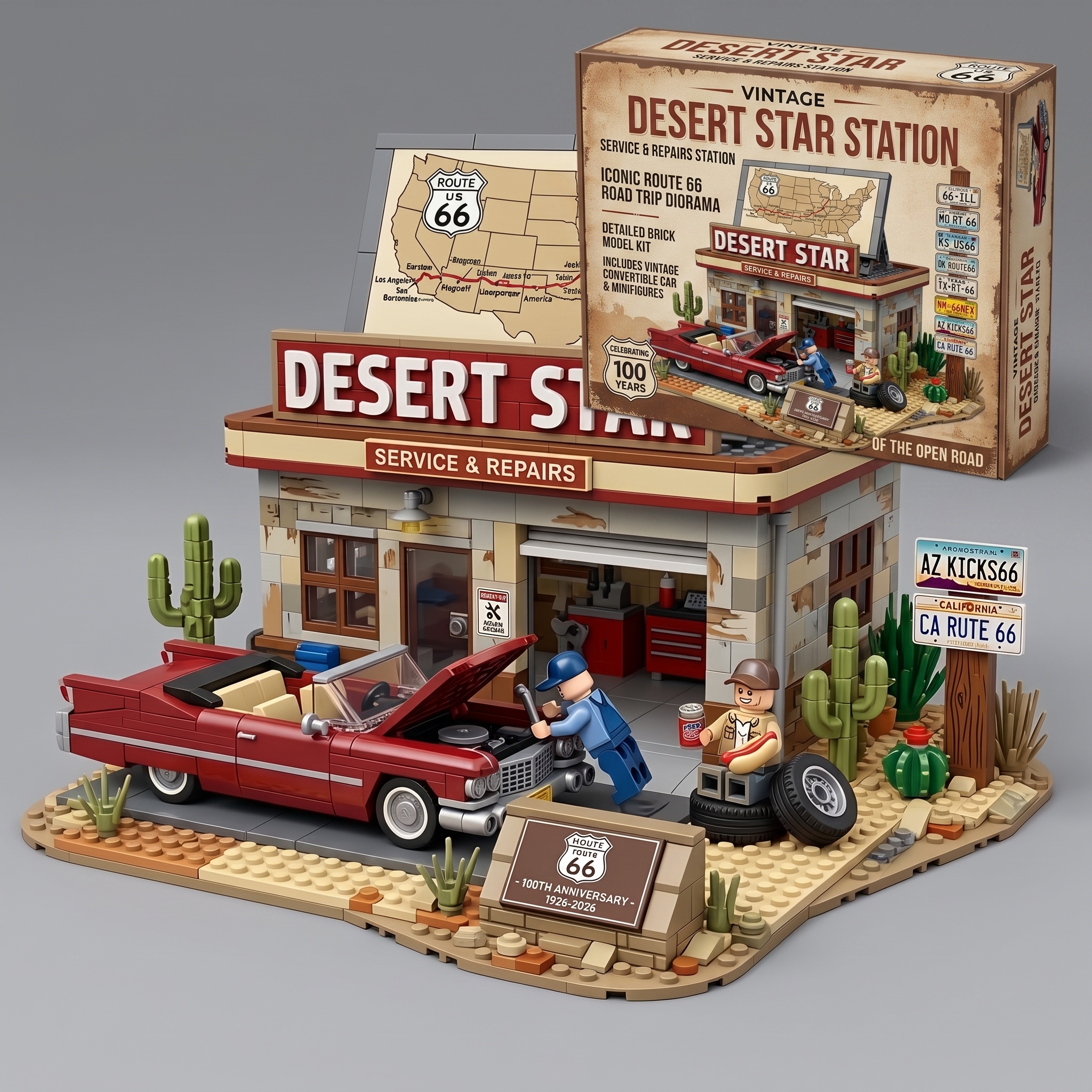 Desert‑Star Route‑66 100th‑Anniversary Repair Garage