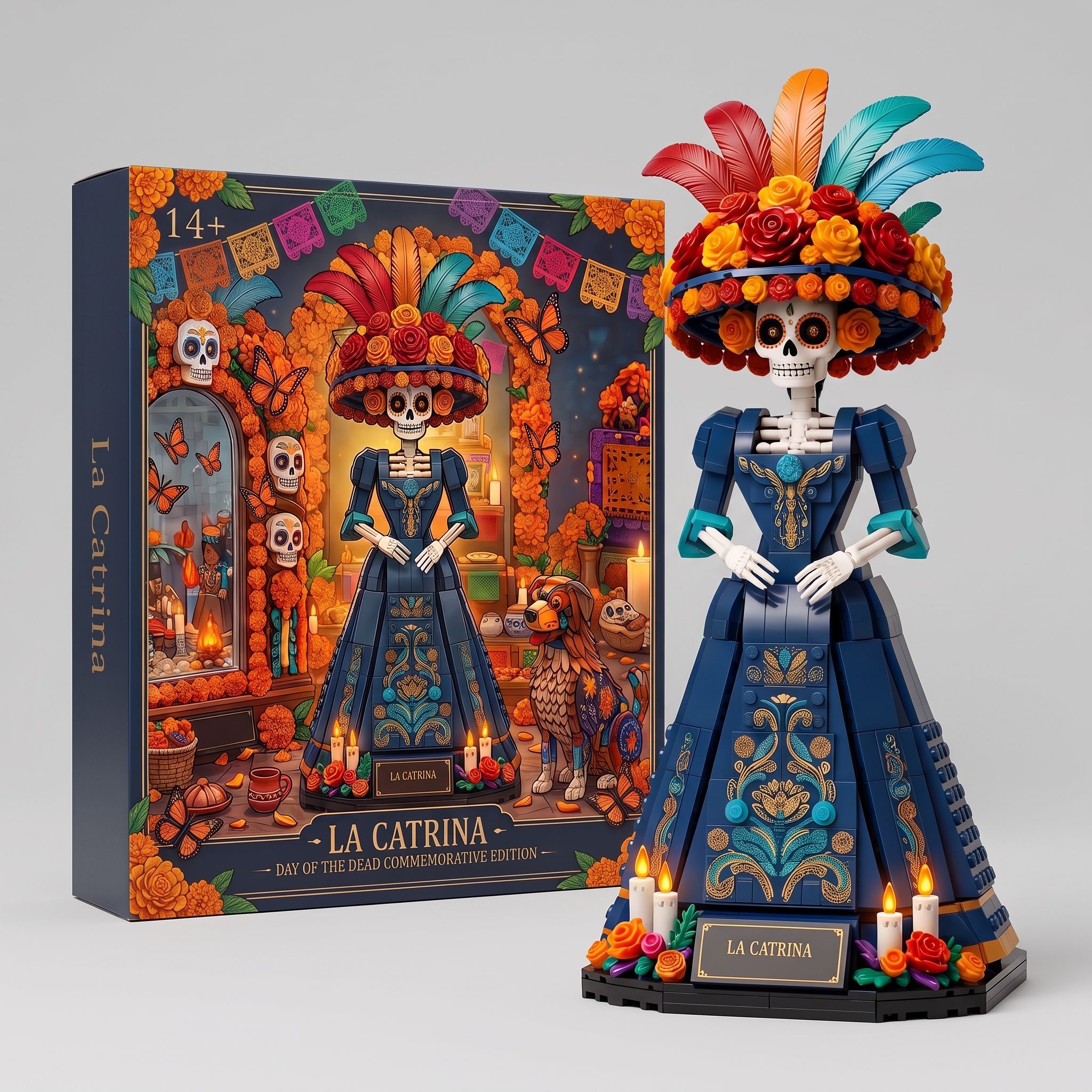 NOVELTYBRICKS 2026 Day of the Dead Commemorative Edition: La Catrina Elegance Building Block Set