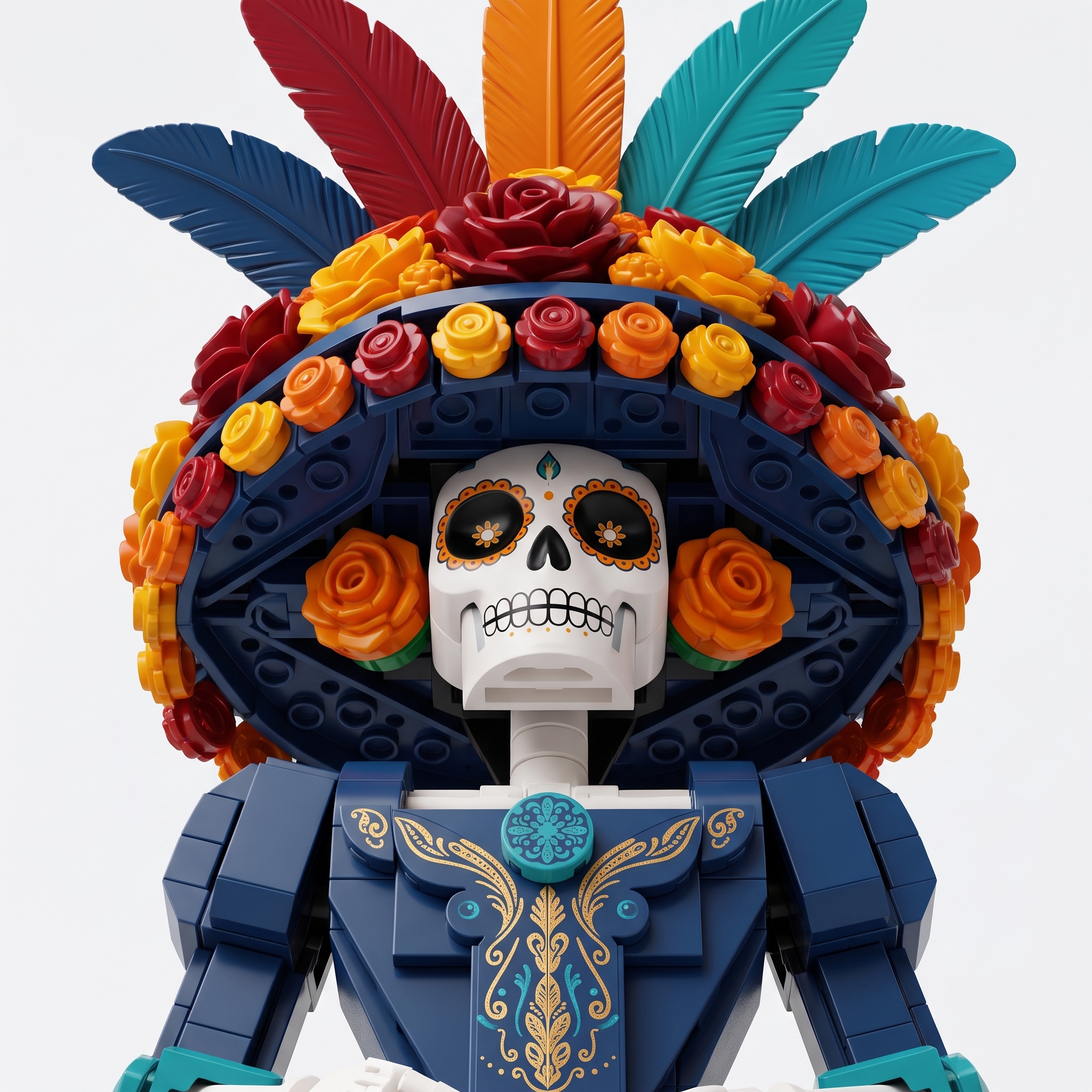 NOVELTYBRICKS 2026 Day of the Dead Commemorative Edition: La Catrina Elegance Building Block Set