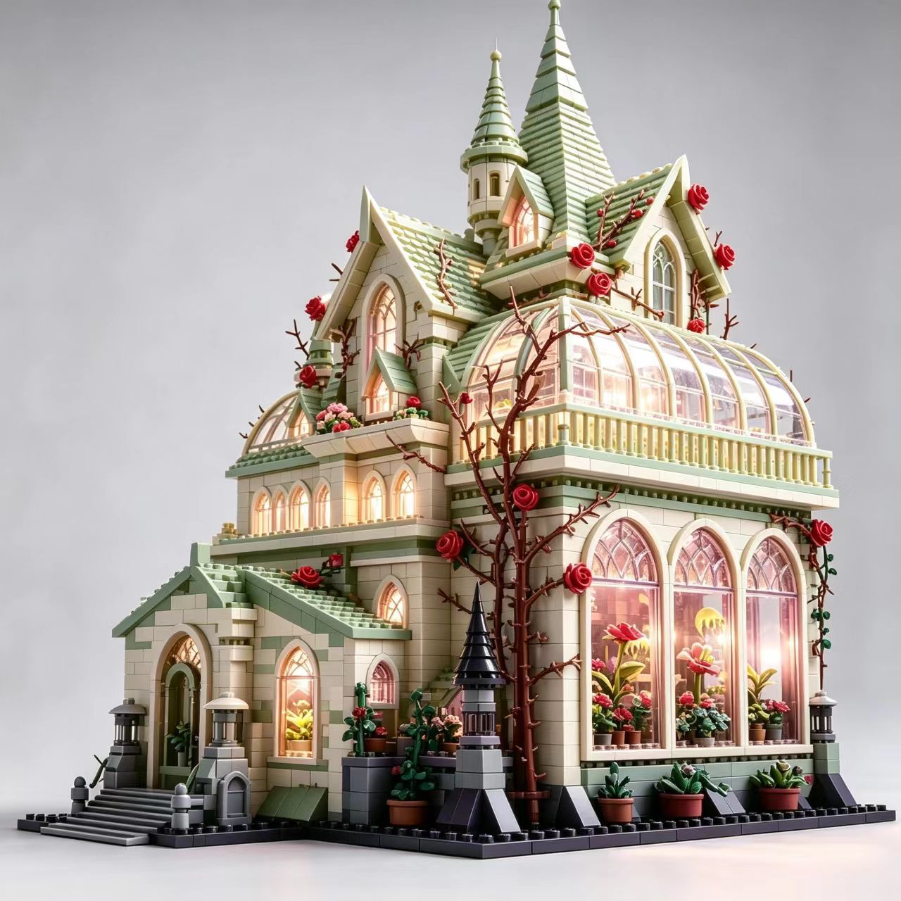 Victorian Rose Conservatory Building Set