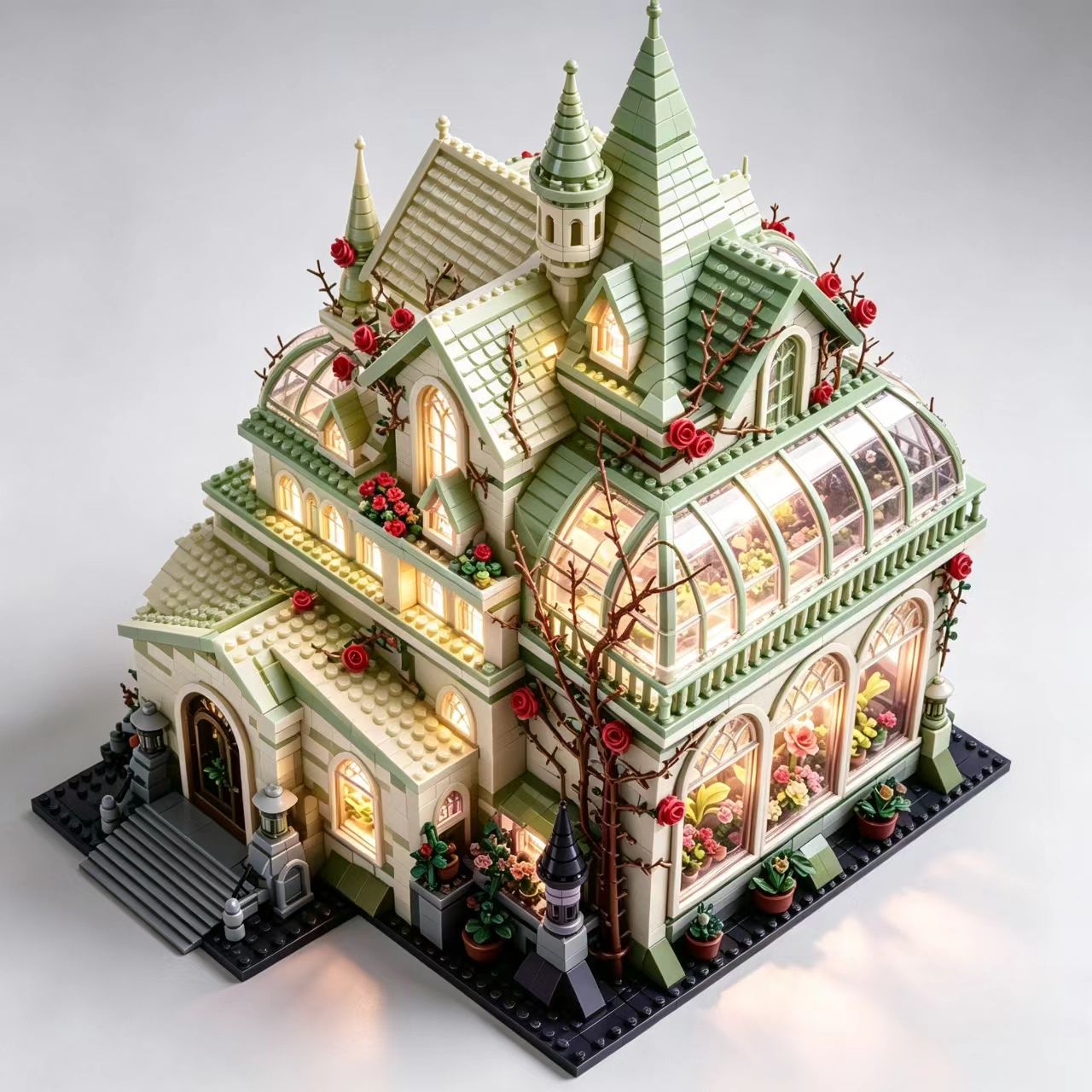 Victorian Rose Conservatory Building Set