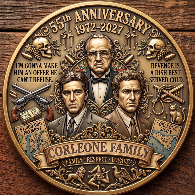 The Godfather 55th Anniversary Commemorative Coin
