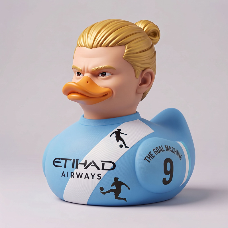 Erling Haaland "The Goal Machine" Limited Edition Collectible Duck