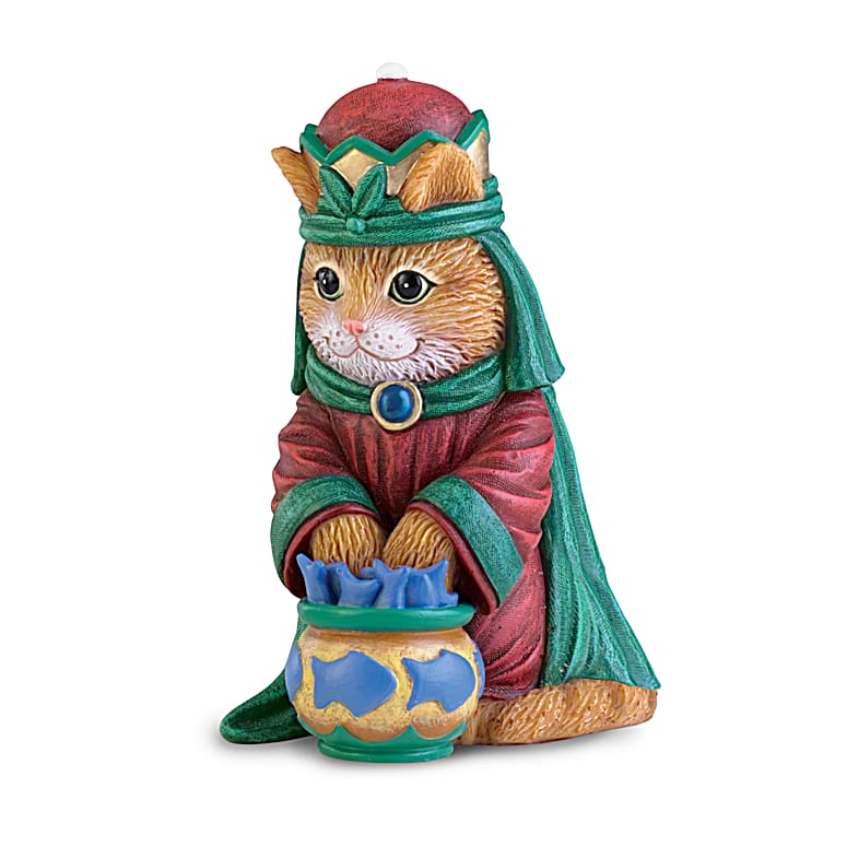 The PURR-fect Christmas Pageant" Nativity Figurine Set