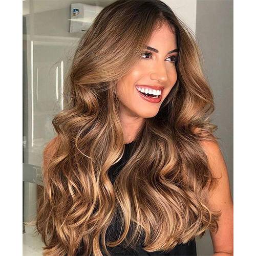 【HOT SALE】Ocean Wave Long hair topper | Natural and soft hair | 12-24 inch | 27 colors | Breathable Silk Base | Natural seamlike human scalp