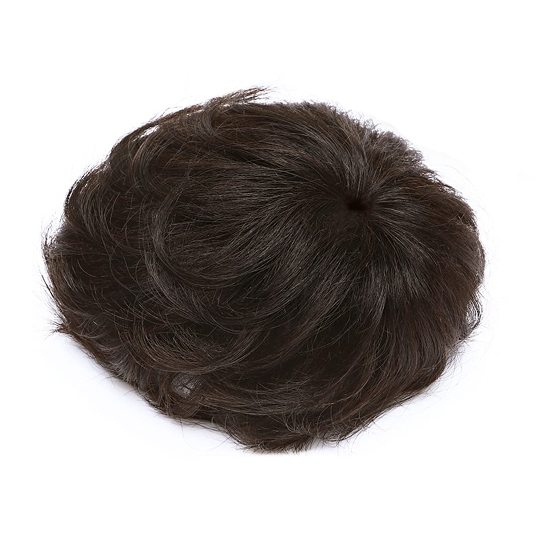 Natural Curly Human Hair Topper for Women