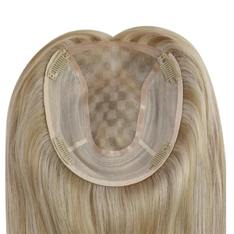 【HOT SALE】Ocean Wave Long hair topper | Natural and soft hair | 12-24 inch | 27 colors | Breathable Silk Base | Natural seamlike human scalp