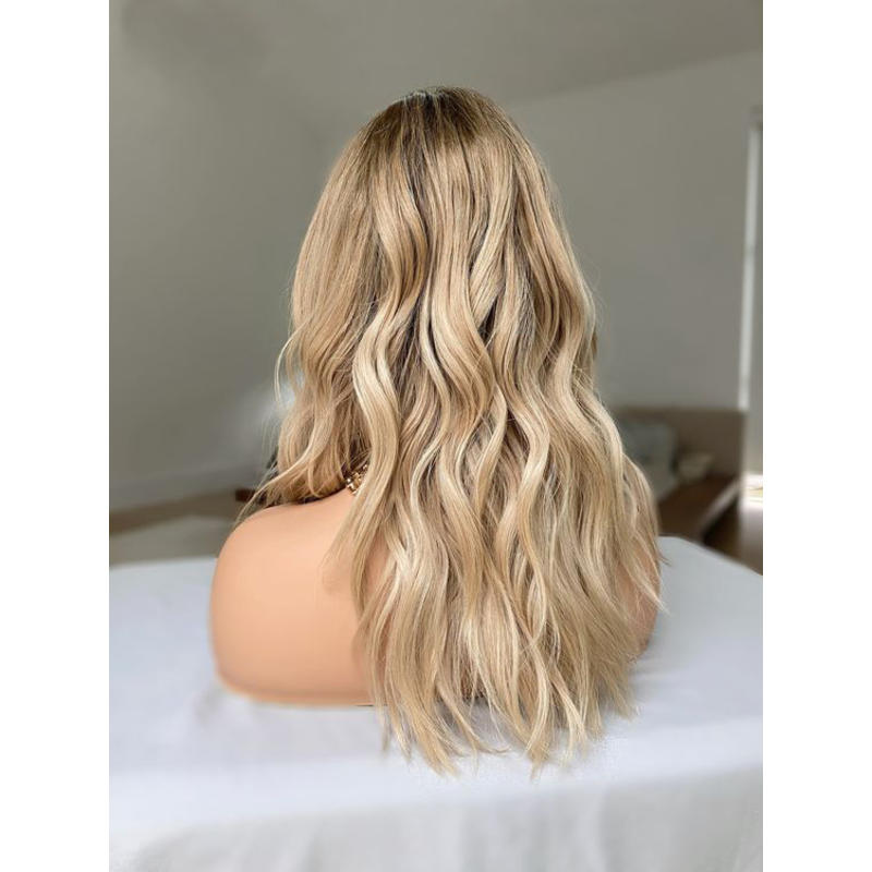 【HOT SALE】Ocean Wave Long hair topper | Natural and soft hair | 12-24 inch | 27 colors | Breathable Silk Base | Natural seamlike human scalp