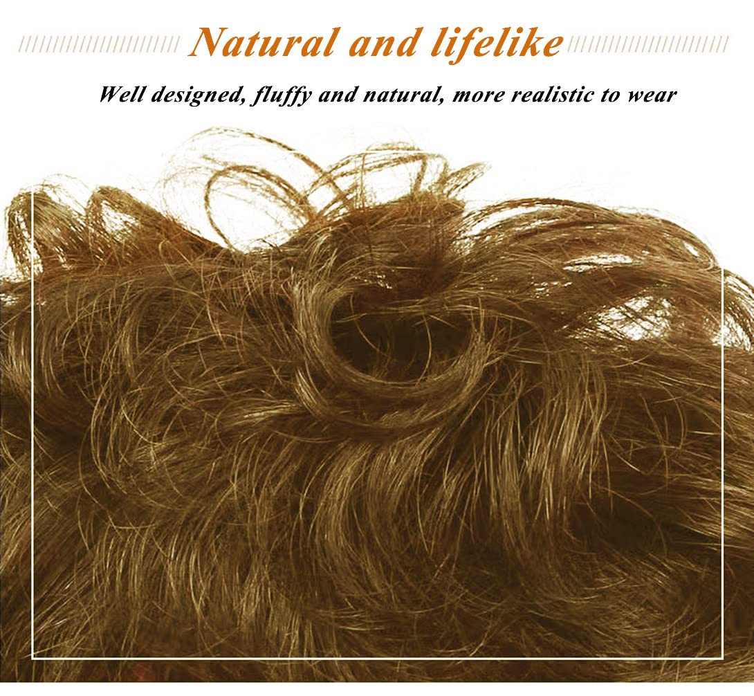 Natural Curly Human Hair Topper for Women