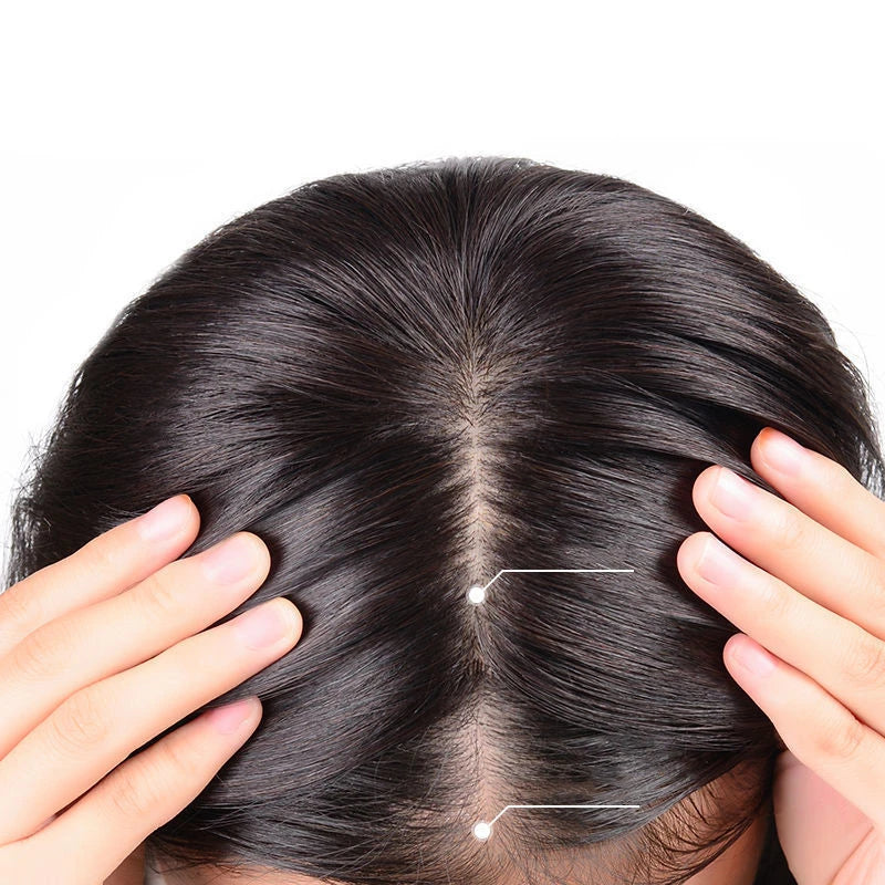 Womens Hair Topper with Clips  Hair Toppers for Thin Hair WomenColor Clip In One Piece Hair Extensions