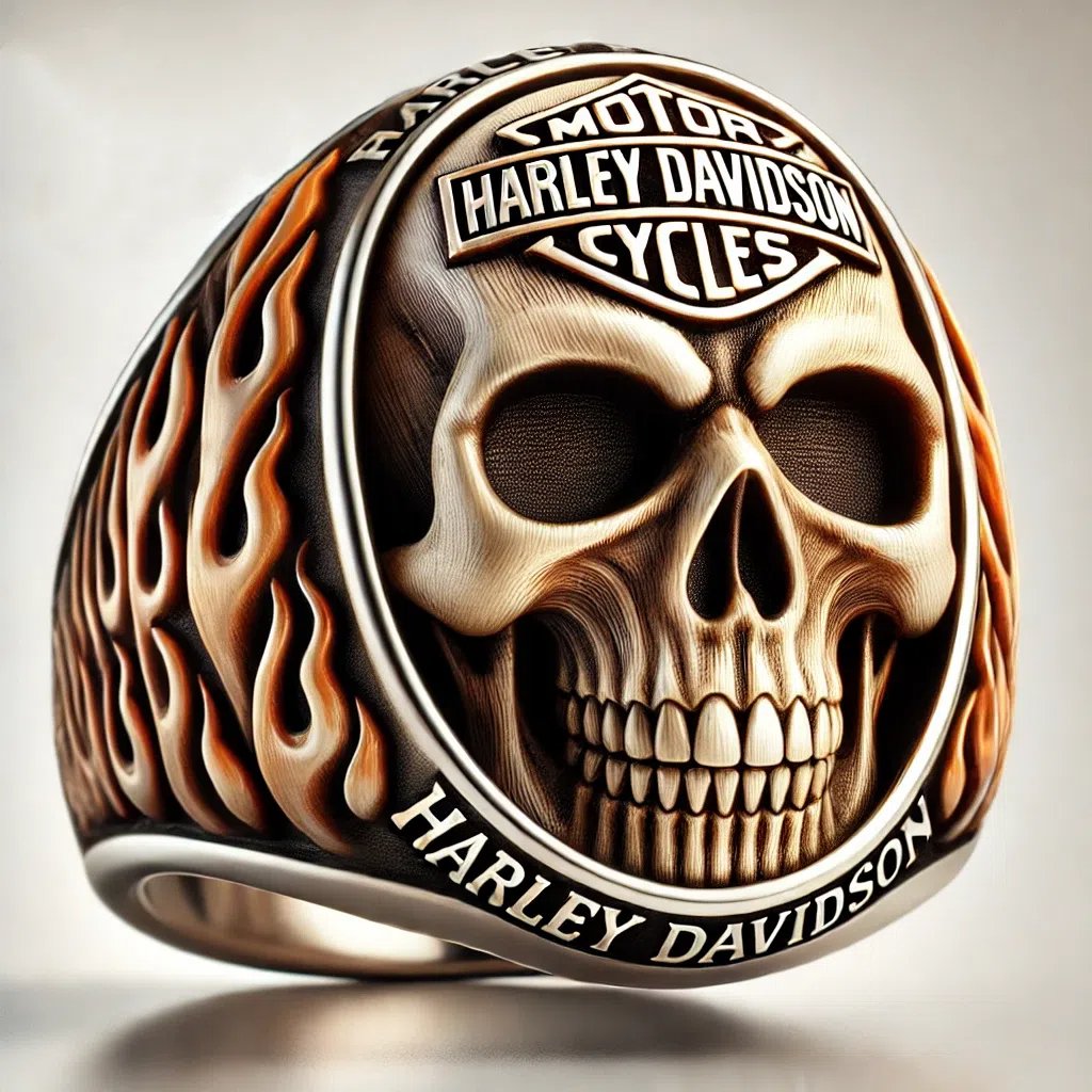 🔥Last Day 49% OFF - 🏍️Harley Davidson Skull Rings