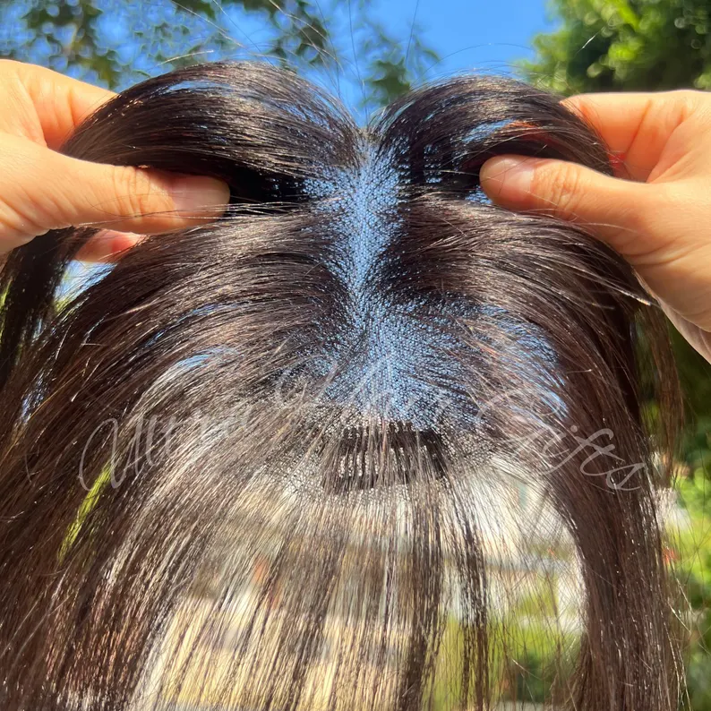HOT SALE🔥100% Human Hair Topper with Clips Realistic
