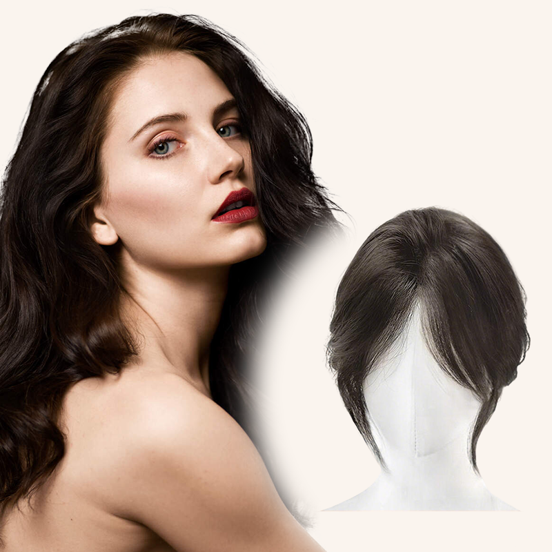 ⏰LAST DAY SALE💝Natural Clip-on Partial Bangs Hair Piece