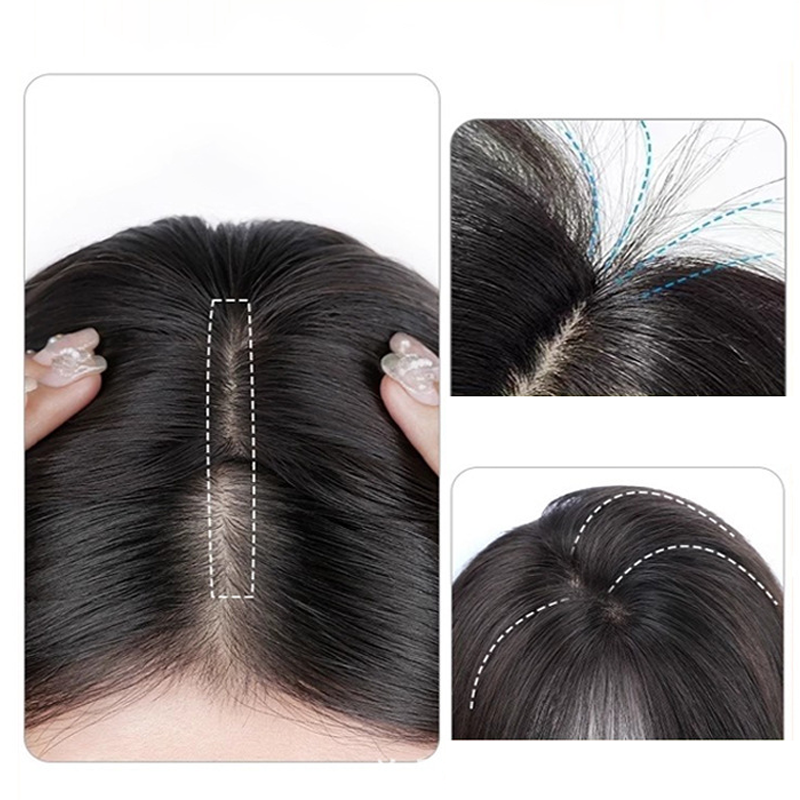⏰LAST DAY SALE💝Natural Clip-on Partial Bangs Hair Piece