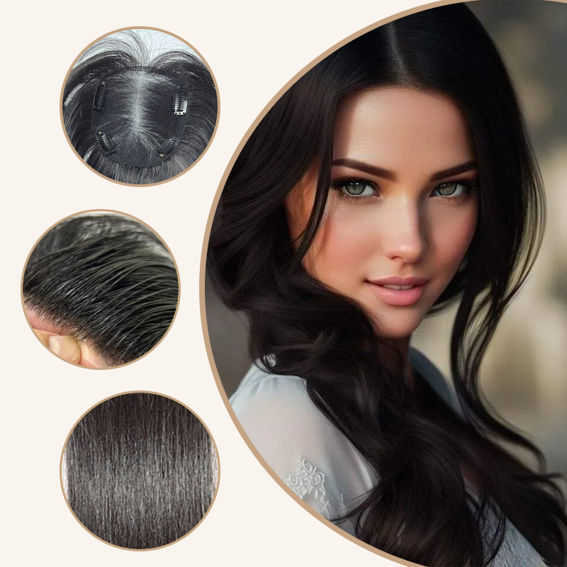⏰LAST DAY SALE💝Natural Clip-on Partial Bangs Hair Piece